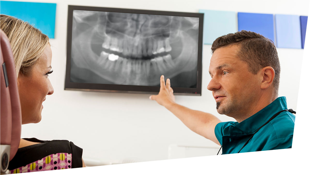 Ästhetisches Röntgenbild zur Diagnostik bei Dr. Trojanski