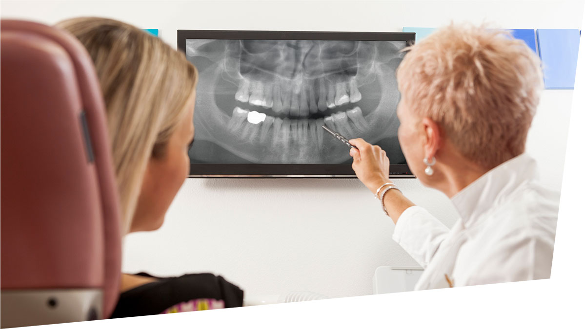 Kategoriebild: Röntgenbild bei Spezialbehandlungen Dr. Behr & Dr. Trojanski